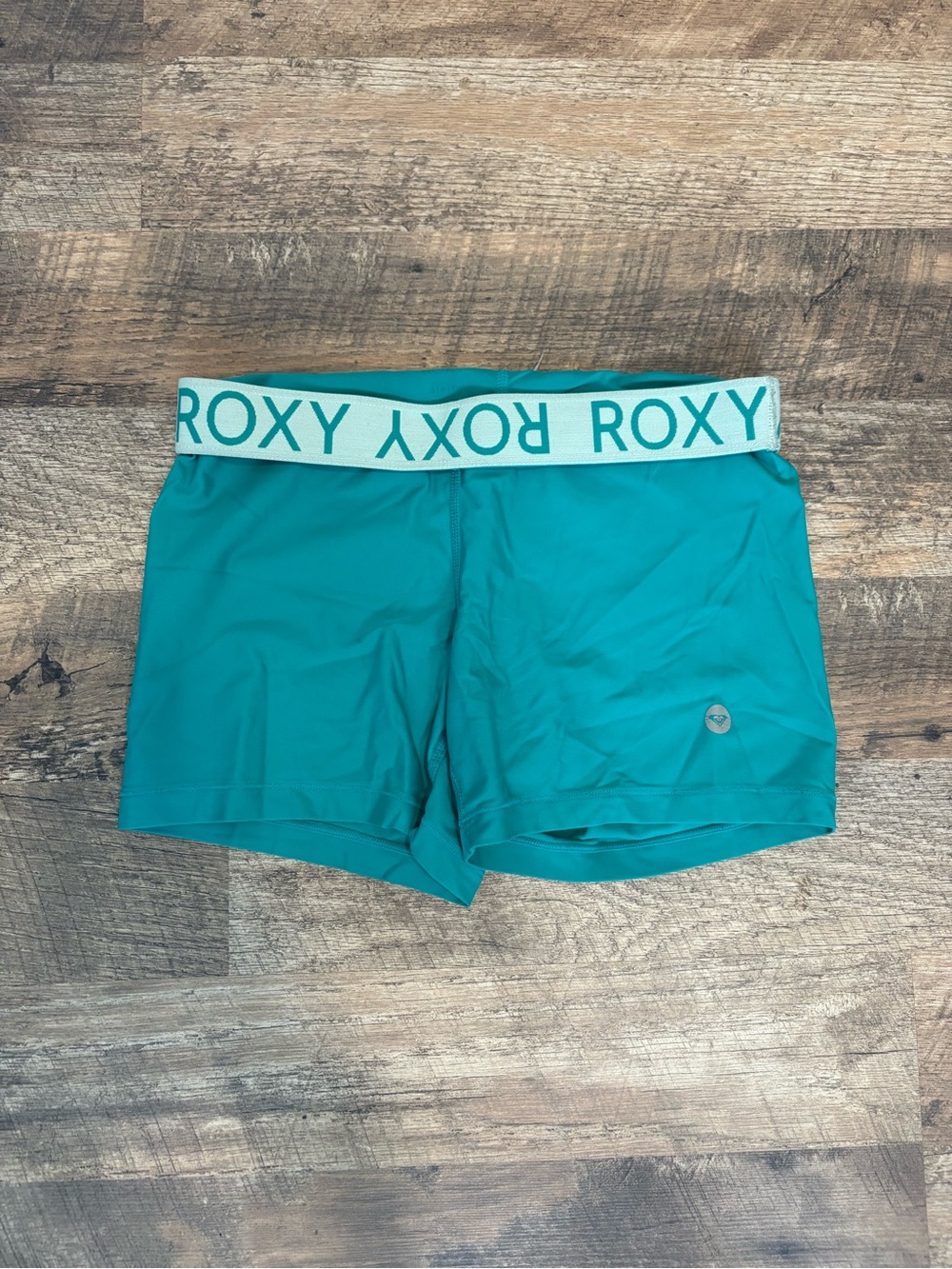 Roxy Teal Athletic Bottoms with Branded Waistband